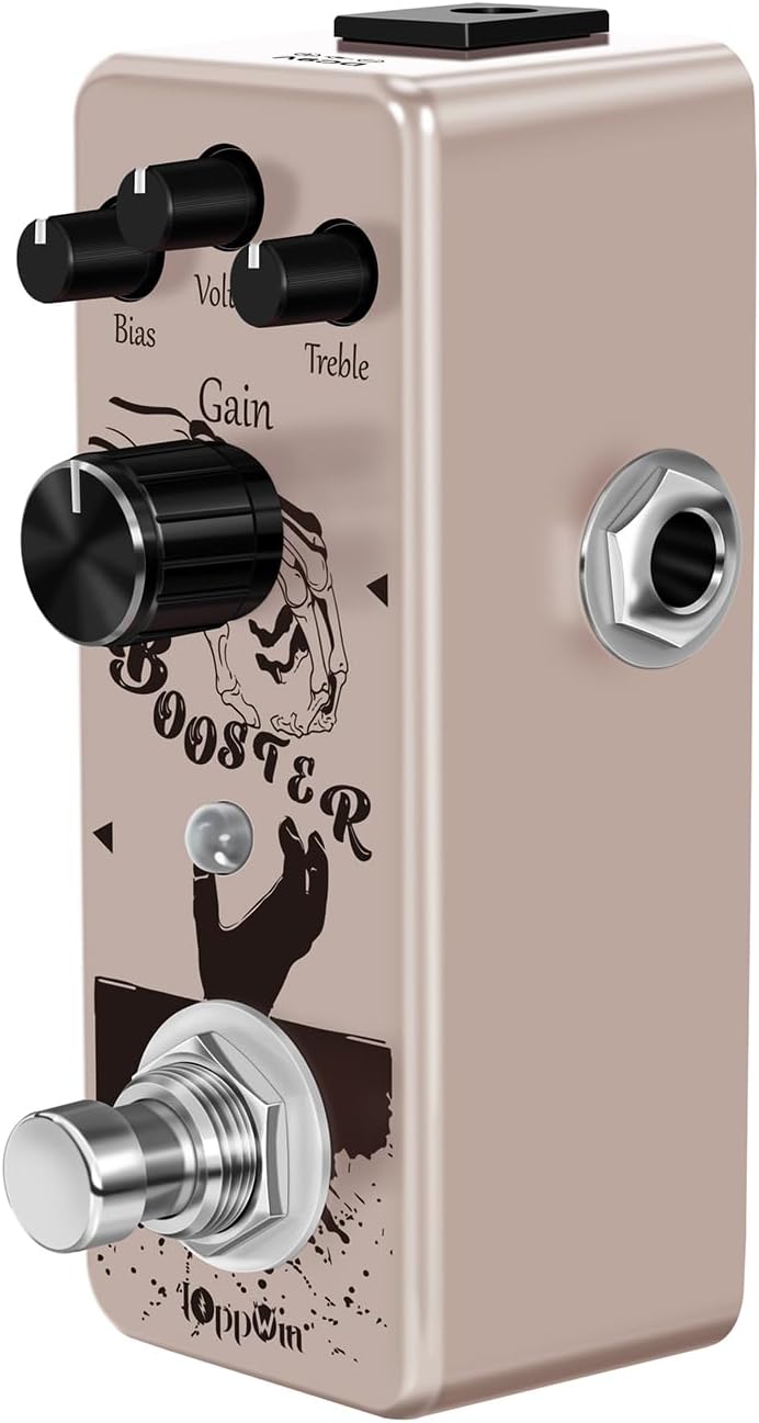 IOppWin Pure Boost 20dB+ Clean Boost Pedal - ±15dB 2-Band EQ, Metal Enclosure, True Bypass for Guitar/Bass - Image 5